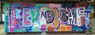 Freundschaft Graffiti